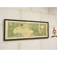 Wandplaat van Doornroosje door B. Midderigh-Bokhorst